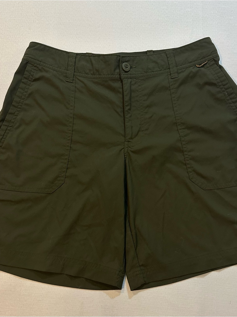 REI Co-op Sahara Bermuda Hiking Shorts Olive Green 12